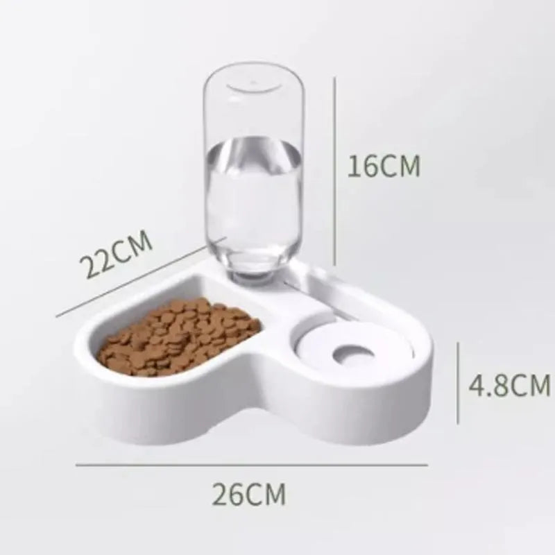 White cat water fountain with food-grade 4.5L capacity and quiet indoor pump