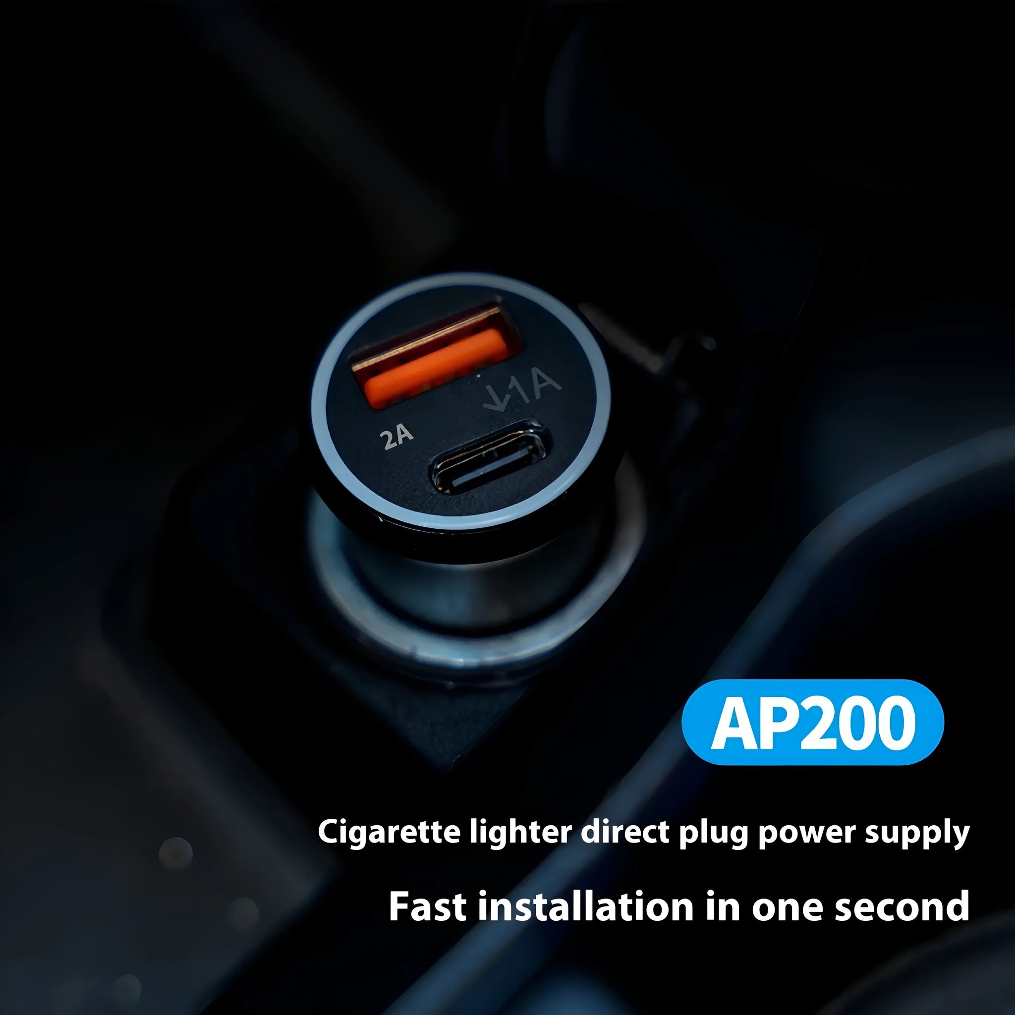 Black ABS plastic body casing for car charger locator GPS setting instrument