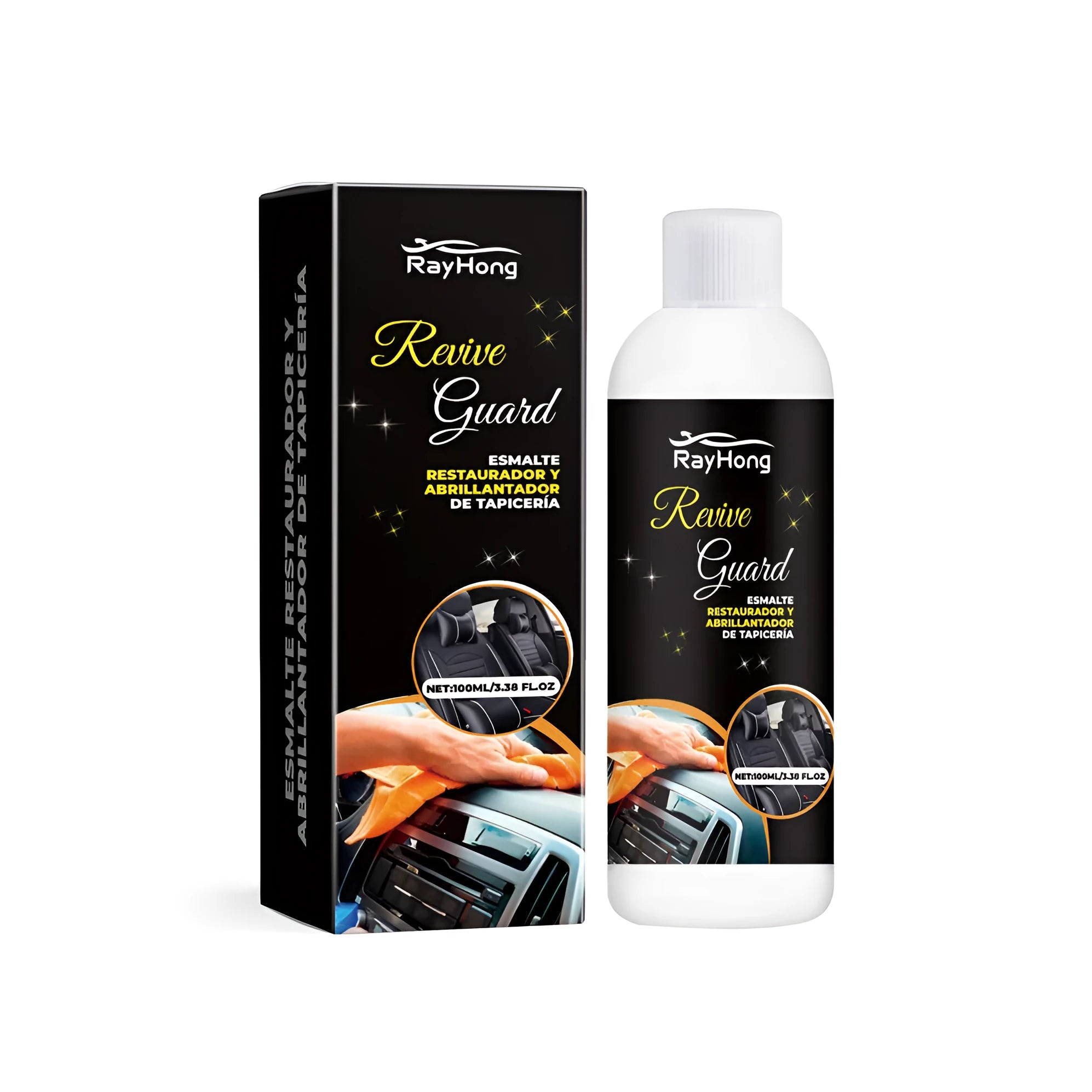 Car polish tube measuring 3.8cm by 12.3cm with automobile polish label