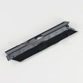 Black and white plastic hard drive baffle cover for internal mounting
