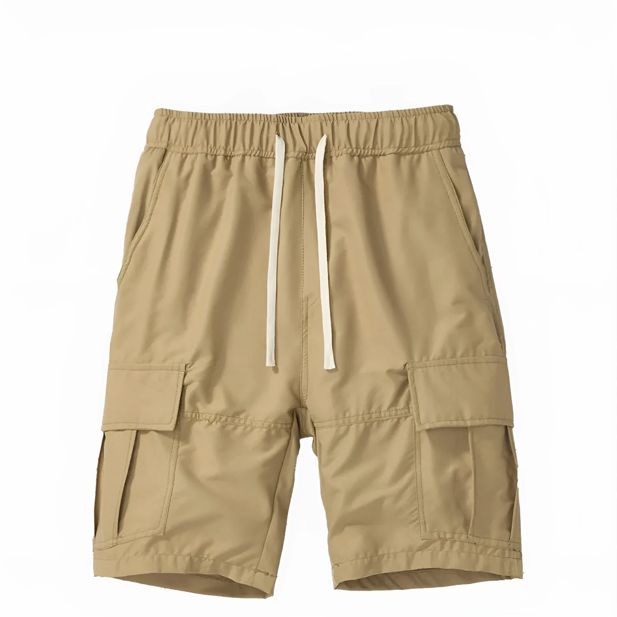 Men's multi-pocket loose cropped pants in micro-elastic polyester fabric shown in available colours