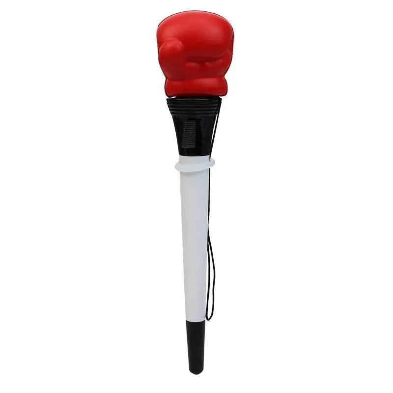 Four black ink pressure relief pens with boxing ejection mechanism and 0.7mm bullet-shaped tips