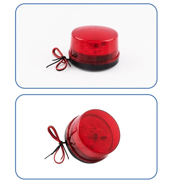 24v flashing alarm light with 73mm diameter, available in red, yellow, blue, green colours for enterprise fire protection