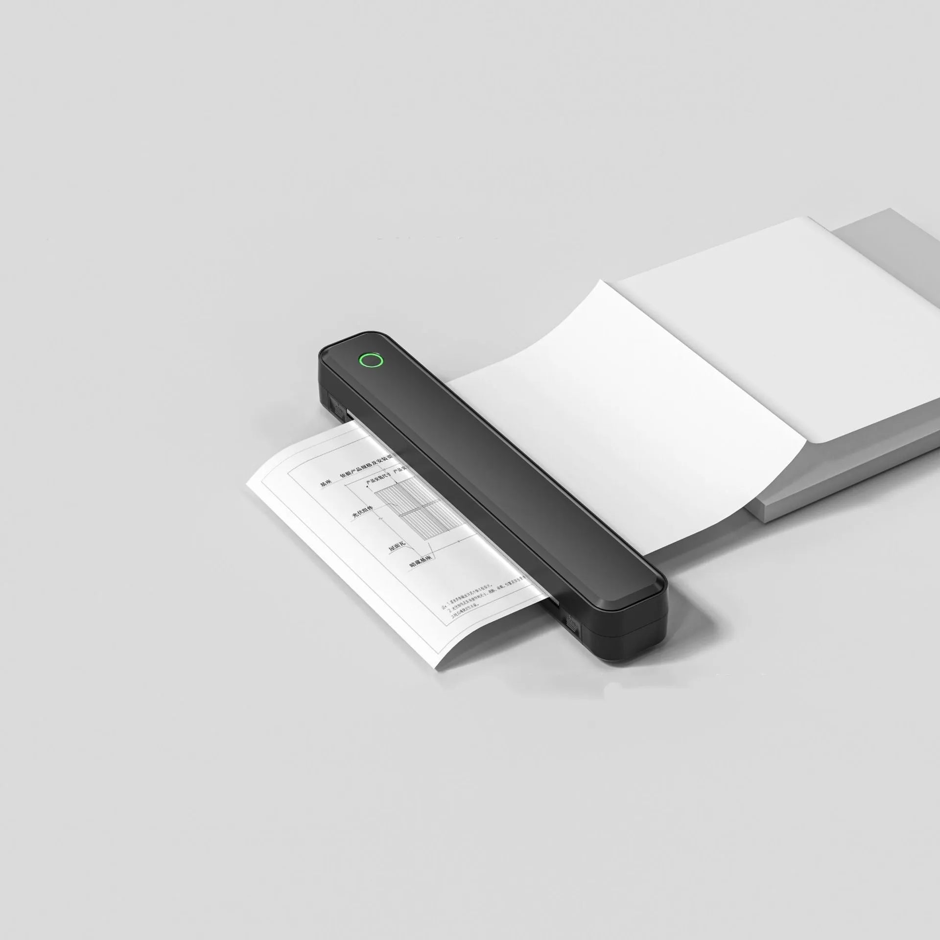 Black or white Bluetooth thermal printer for mobile drawing printing tasks