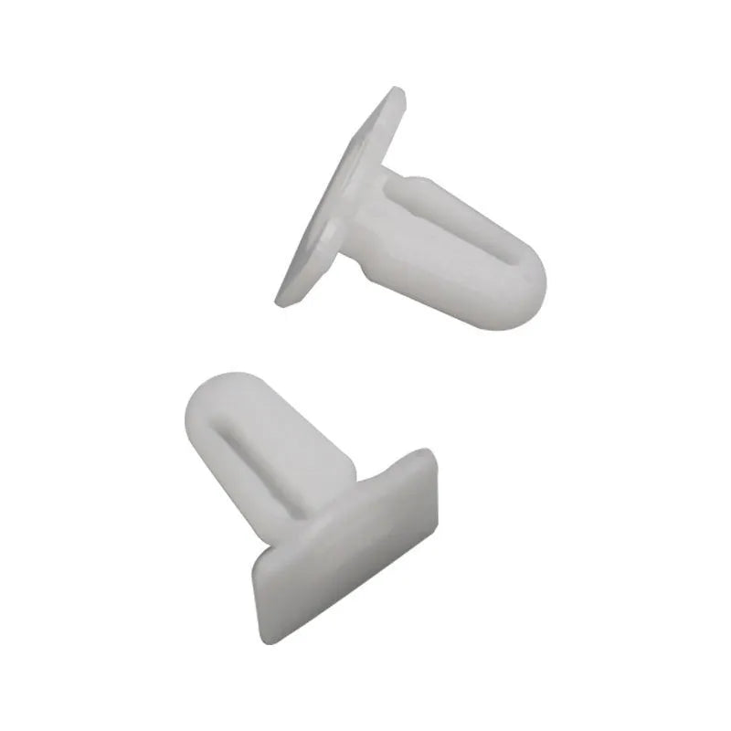 Black PA66 plastic automobile trim clips and fasteners, pack of 60 pieces, style D318.