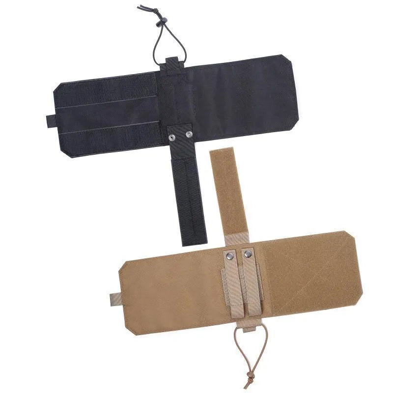 Adjustable black Oxford cloth bottle cover for outdoor sports insulation.