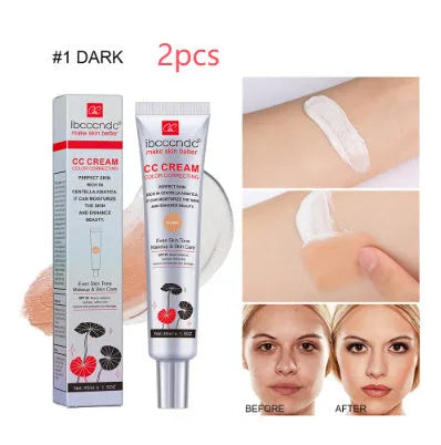 Erborian CC Cream colour correcting makeup tube with Centella Asiatica for waterproof coverage