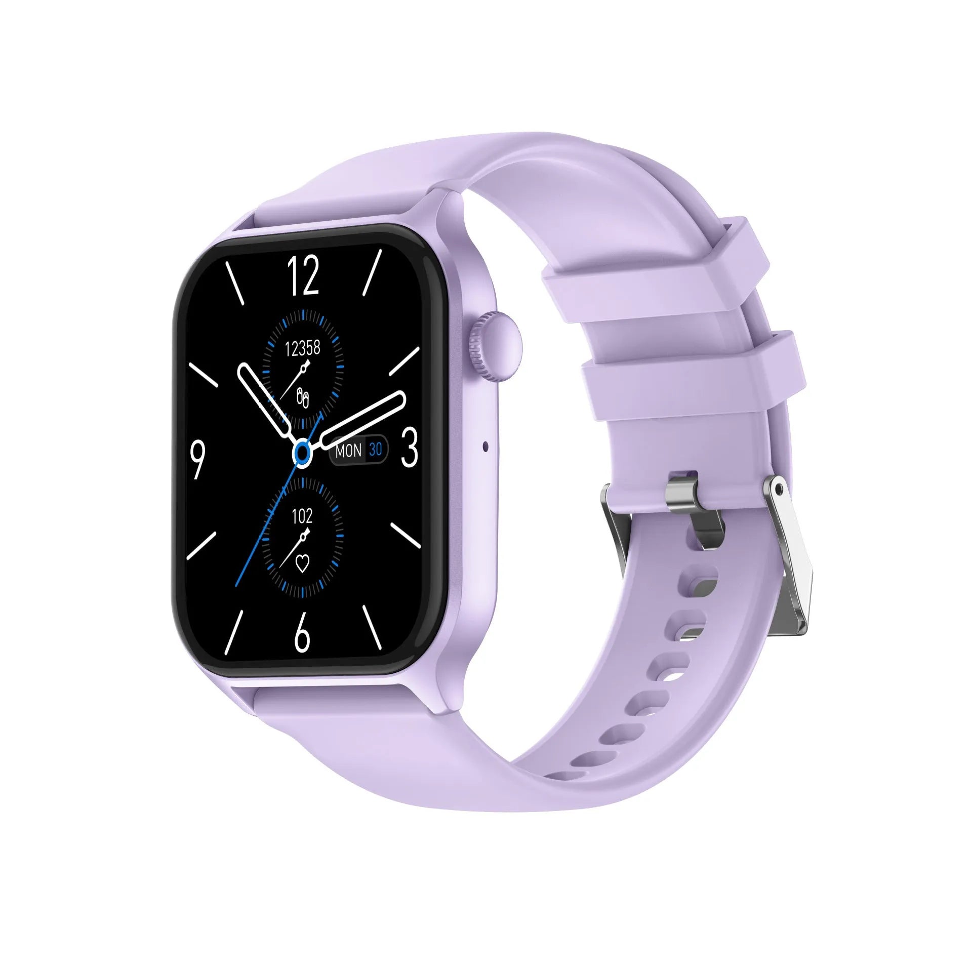 Z145 smart watch in various colours showing its display with health metrics and call function.