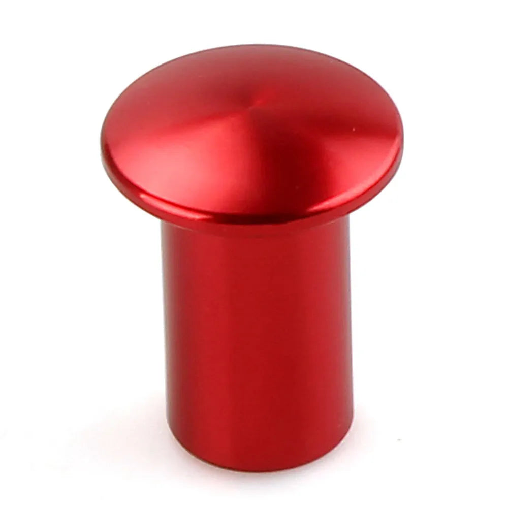 Aluminum alloy drift handbrake cap for car modification in gold, silver, black, blue, and red colour options.