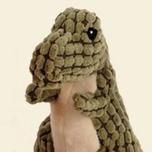 Grey, green, and orange bite-resistant dog toys with sound for training and boredom relief