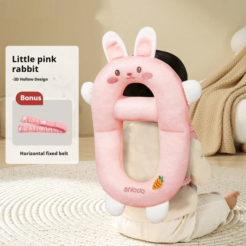 Cartoon baby anti-collision pillow in Little Dinosaur design for toddler fall protection.