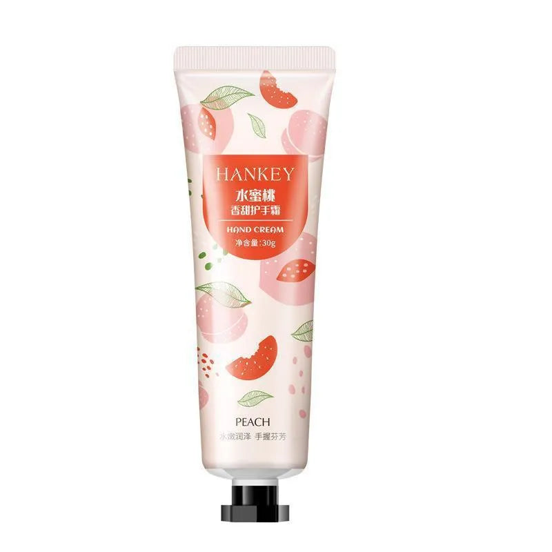 30g hand cream tube with multiple fragrance variant options for dry skin moisturising