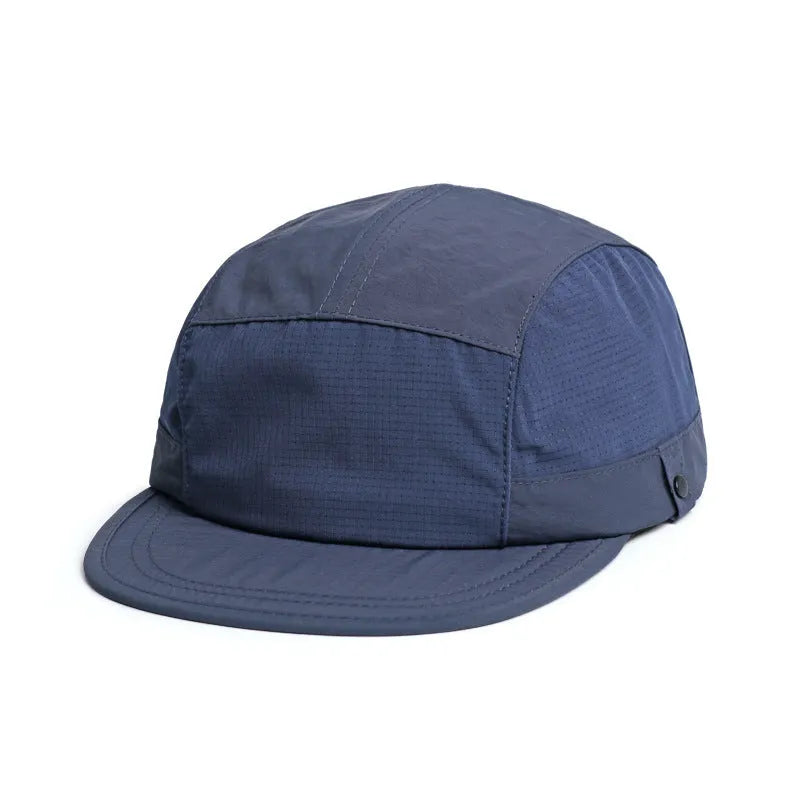 Dome crown polyester baseball cap in size M showing colour options including Army Green, black, and wine red