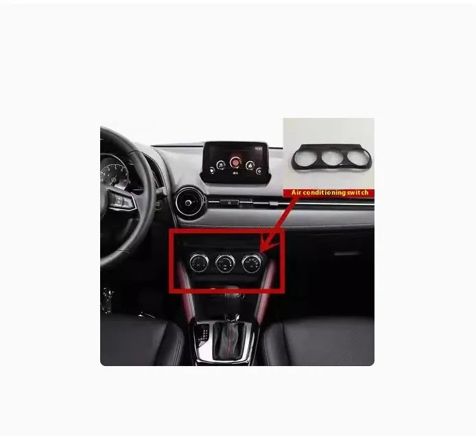 Atz aluminium alloy decorative sticker set for car steering wheel buttons and interior customisation