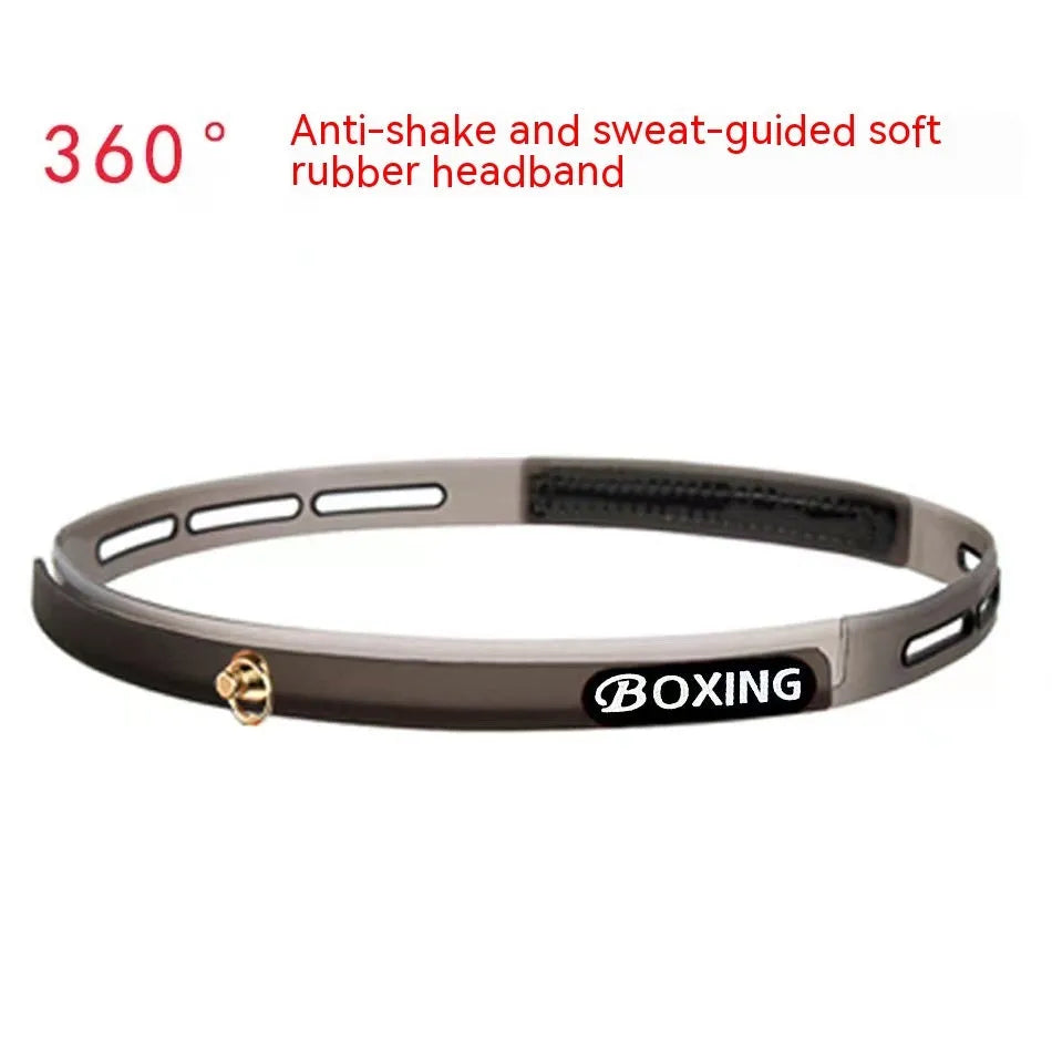 Head-mounted boxing reaction ball with adjustable headband and multiple ball options