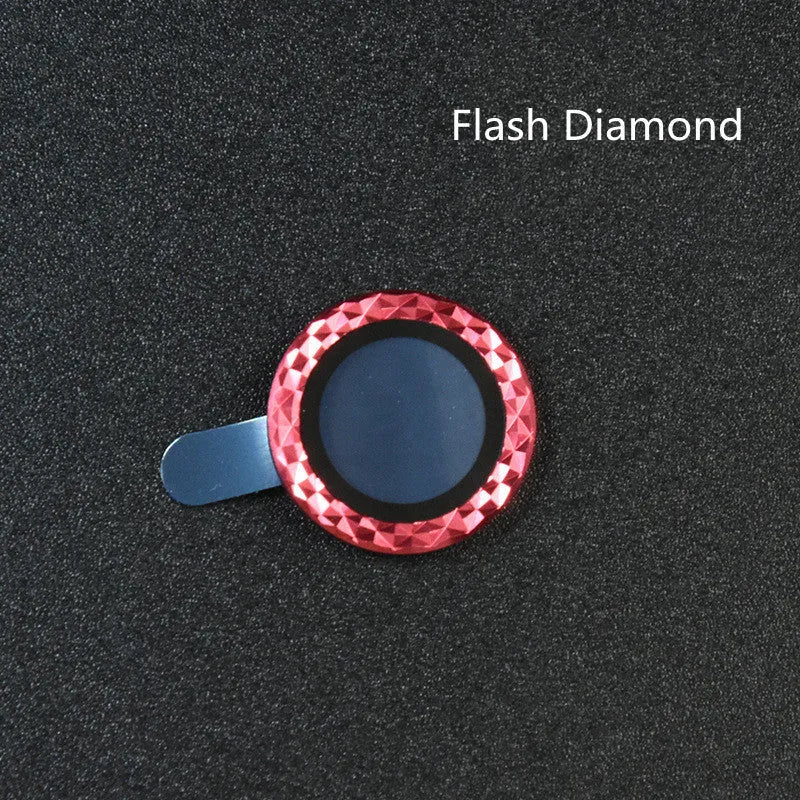 Diamond eagle eye lens protective film in aluminium alloy and tempered glass for Apple iPhone 12 Pro Max in multiple colours