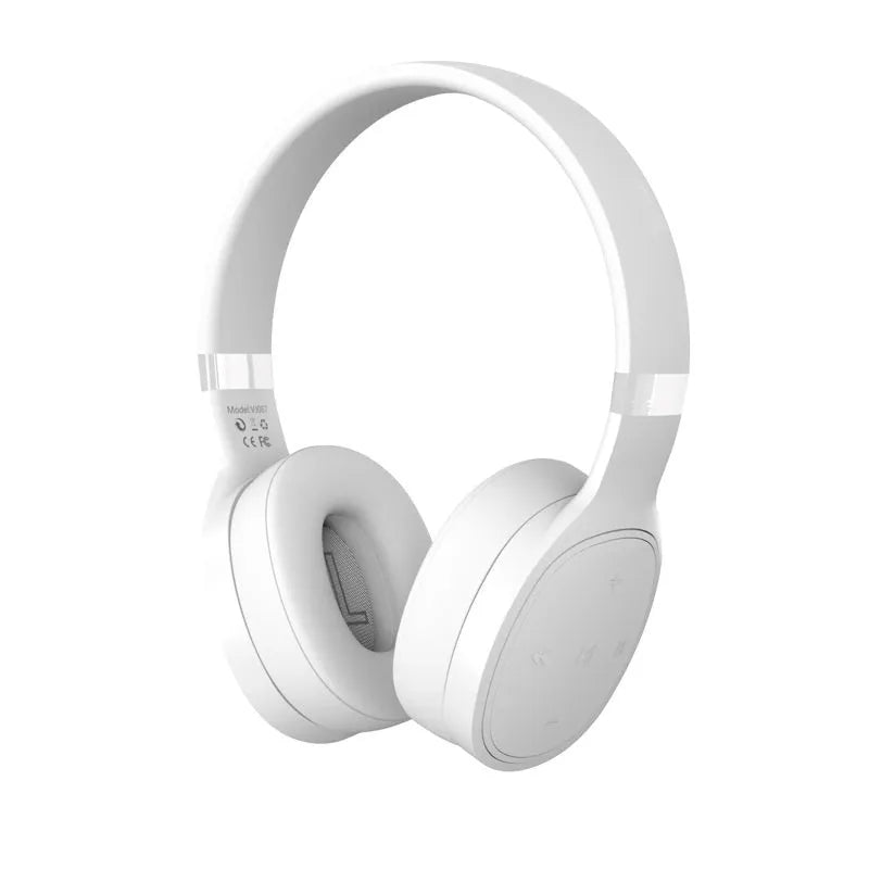 Folding wireless Bluetooth sports headset in four colour options showing compact design