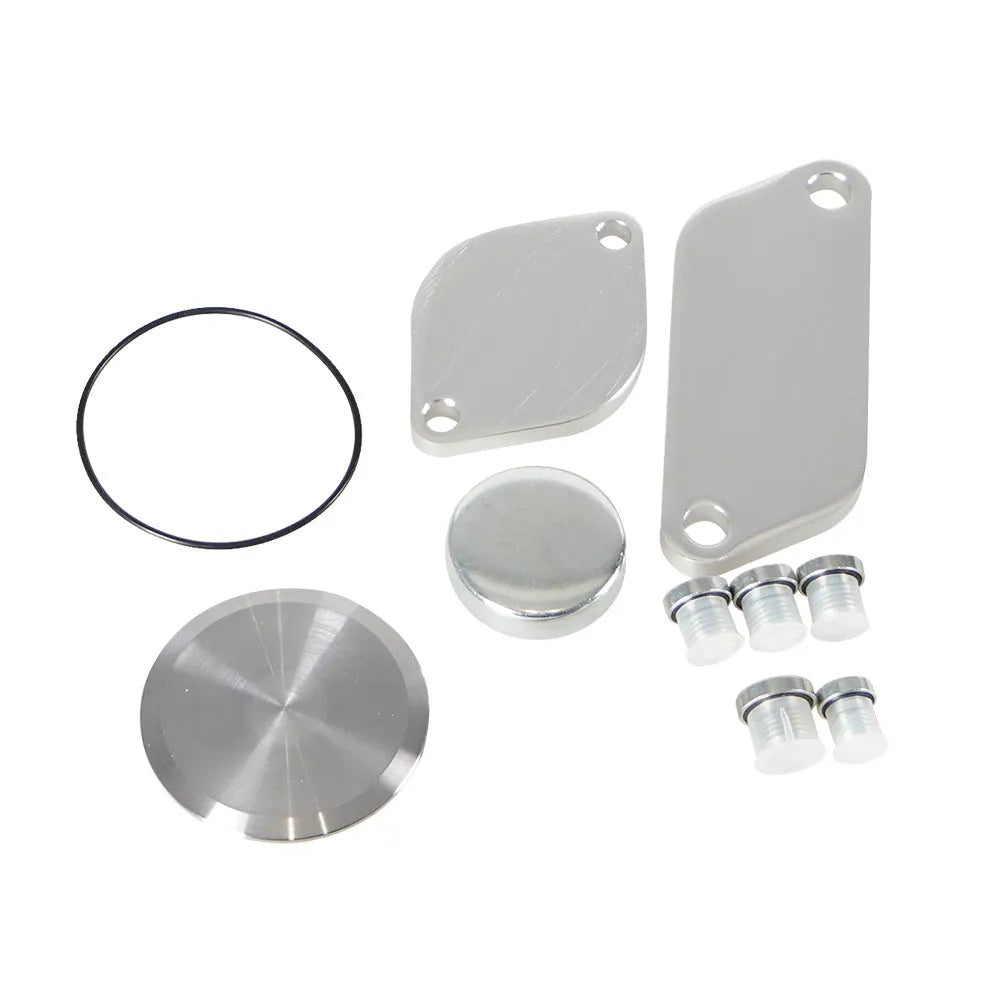 Silver aluminium alloy automotive valve cover for exhaust gas recirculation systems