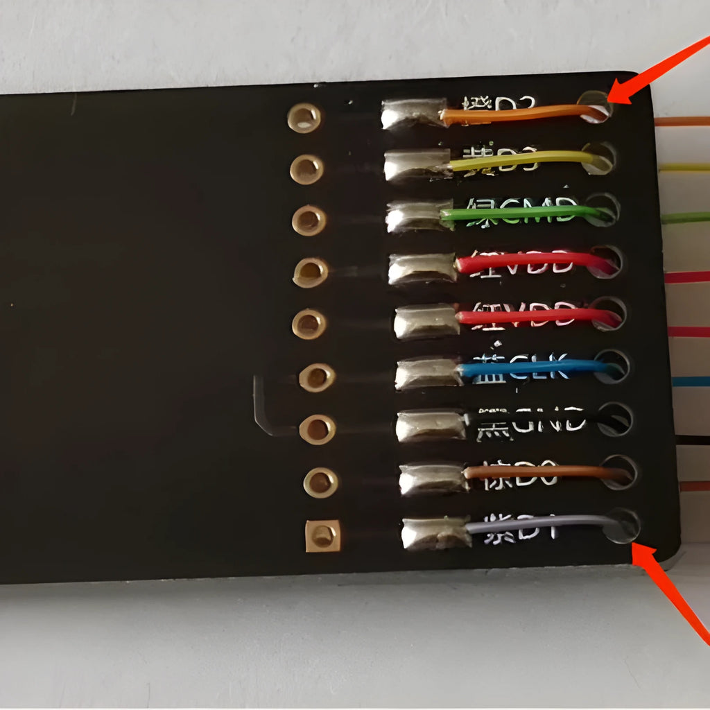 EMMC read and write tool for automotive audio host maintenance on BMW Mercedes Audi Porsche