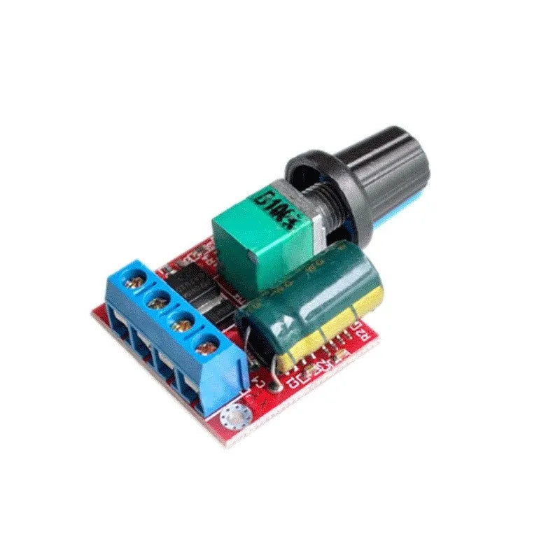 PWM DC motor governor speed controller with adjustment knob for 5V-35V motors