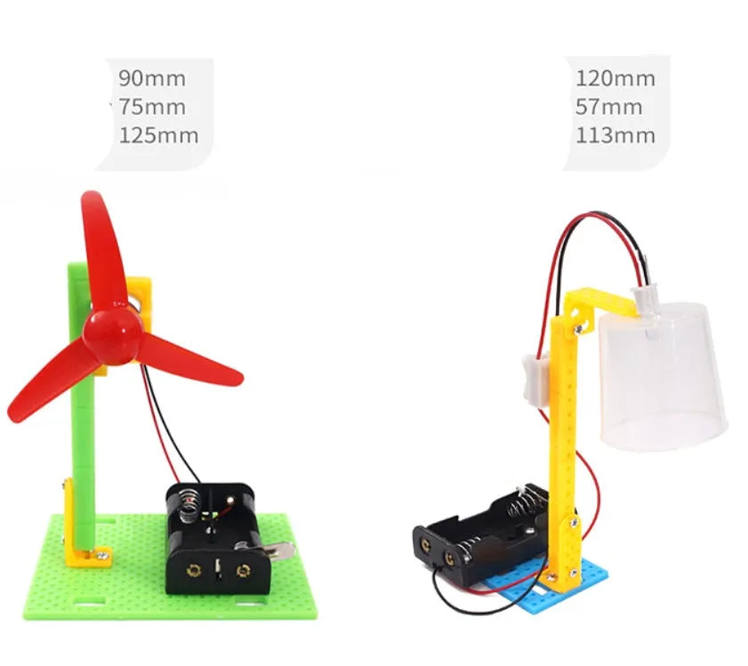 DIY puzzle assembling building blocks science teaching aids for children 7-14 in plastic construction