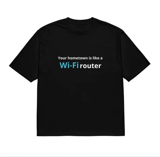 Black men's t-shirt with a colourful 3D cartoon print, featuring a round neck and short sleeves.