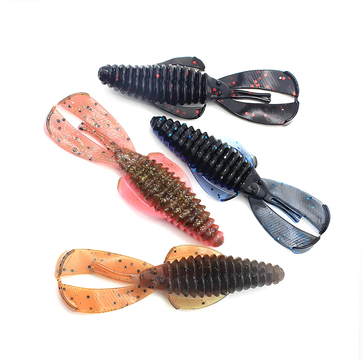 8cm PVC soft fishing lure simulation bait in multiple colour options