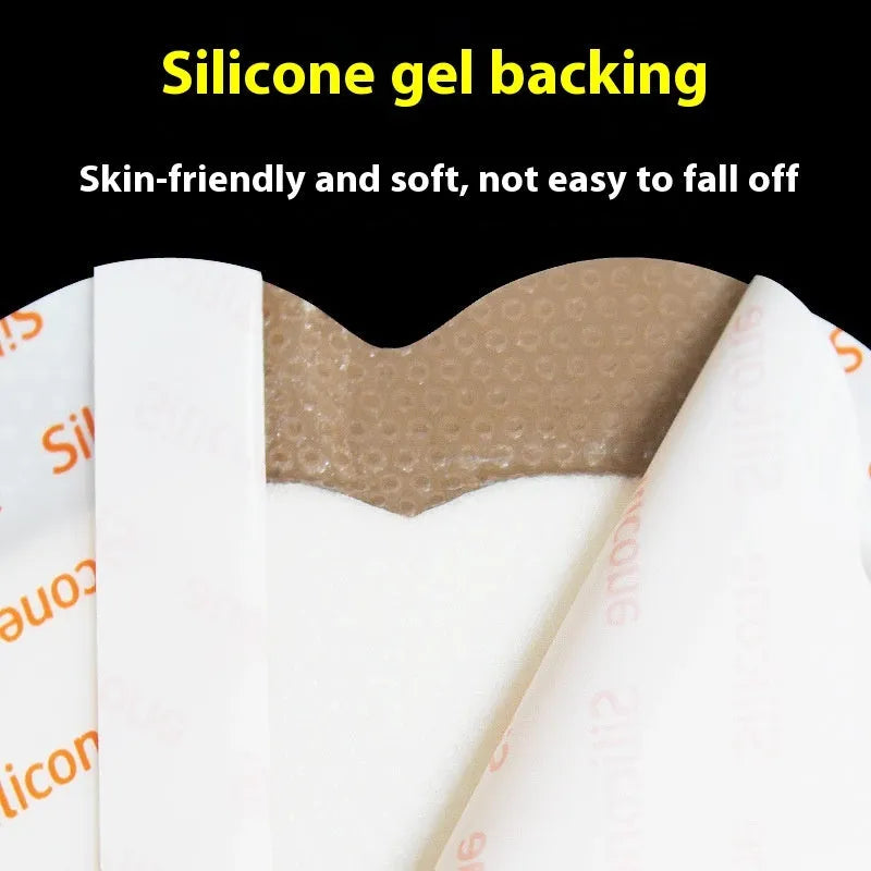 Skin-colour silicone gel foam bedsore dressing sticker for pressure relief