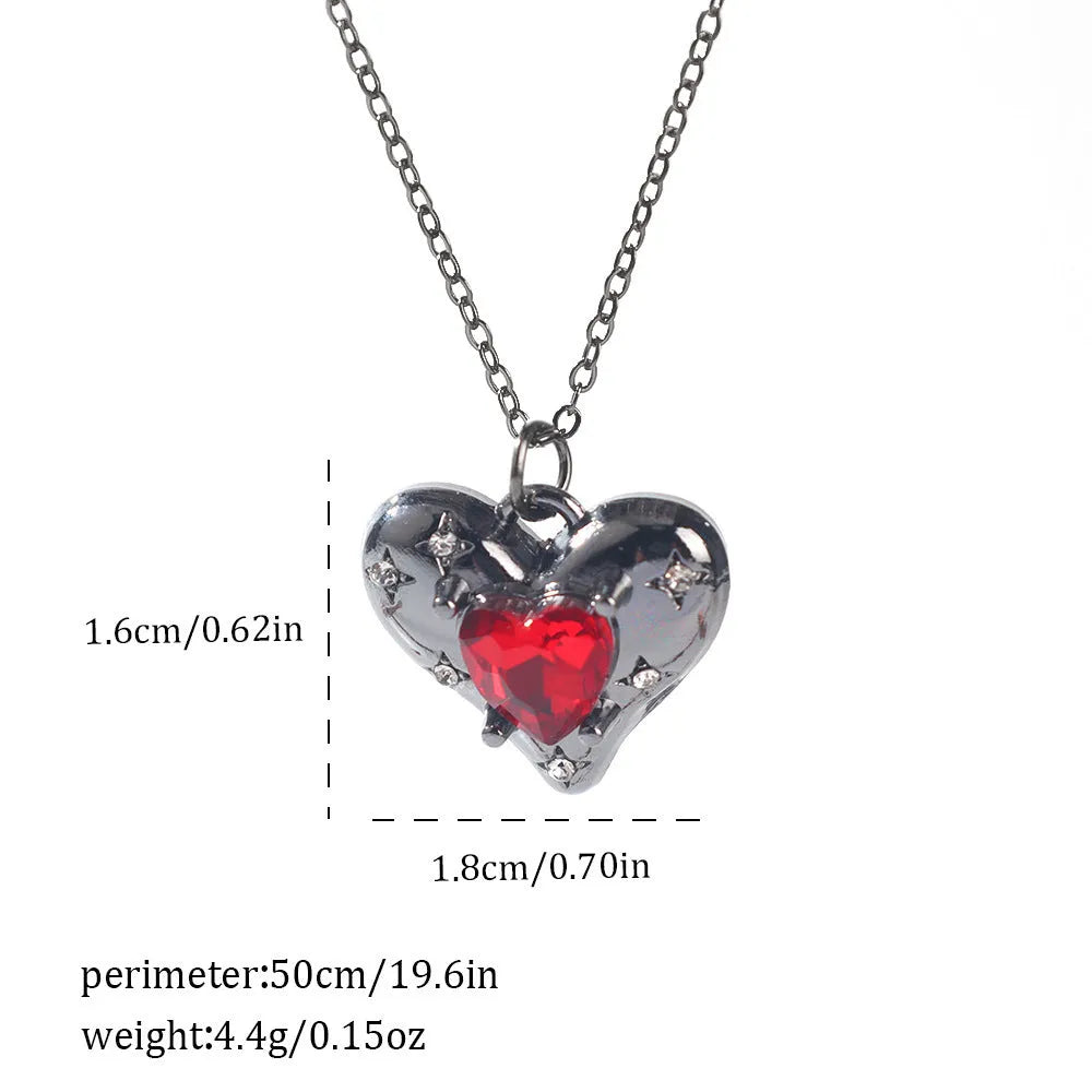 Dark style zinc alloy Halloween necklace with a spider or bat pendant on a regular chain.