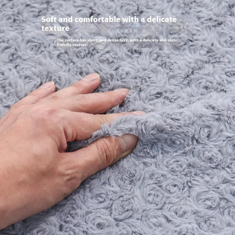 Light grey cloth dog kennel bed for large dogs, showing sheltered sides and padded interior.