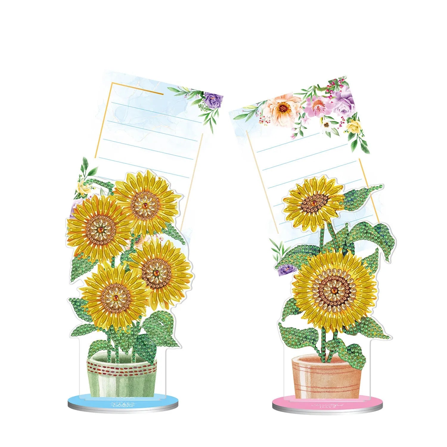 Diamond painting note clip desktop decoration with frameless American-style handmade craft