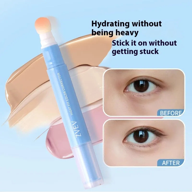 Sponge brush head moisturising concealer cream for clothing in three shade options
