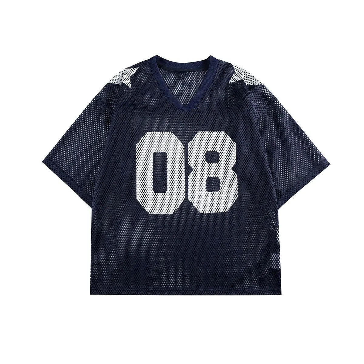 Black letters print half sleeve shirt loose pullover style casual top