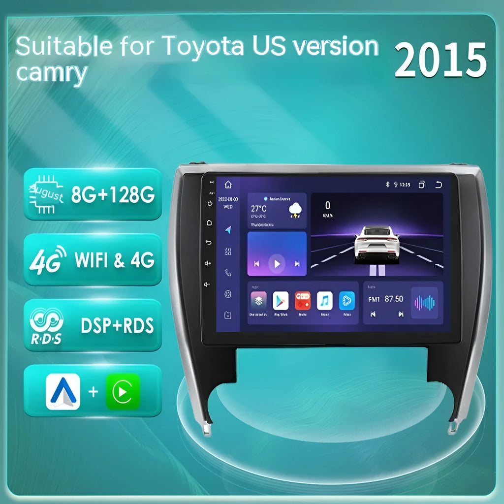 10-inch car navigator MP5 all-in-one machine for Toyota Camry 2015 dashboard installation