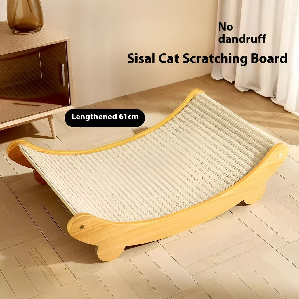 Sisal blanket cat scratch board in pastoral style available in small and large sizes