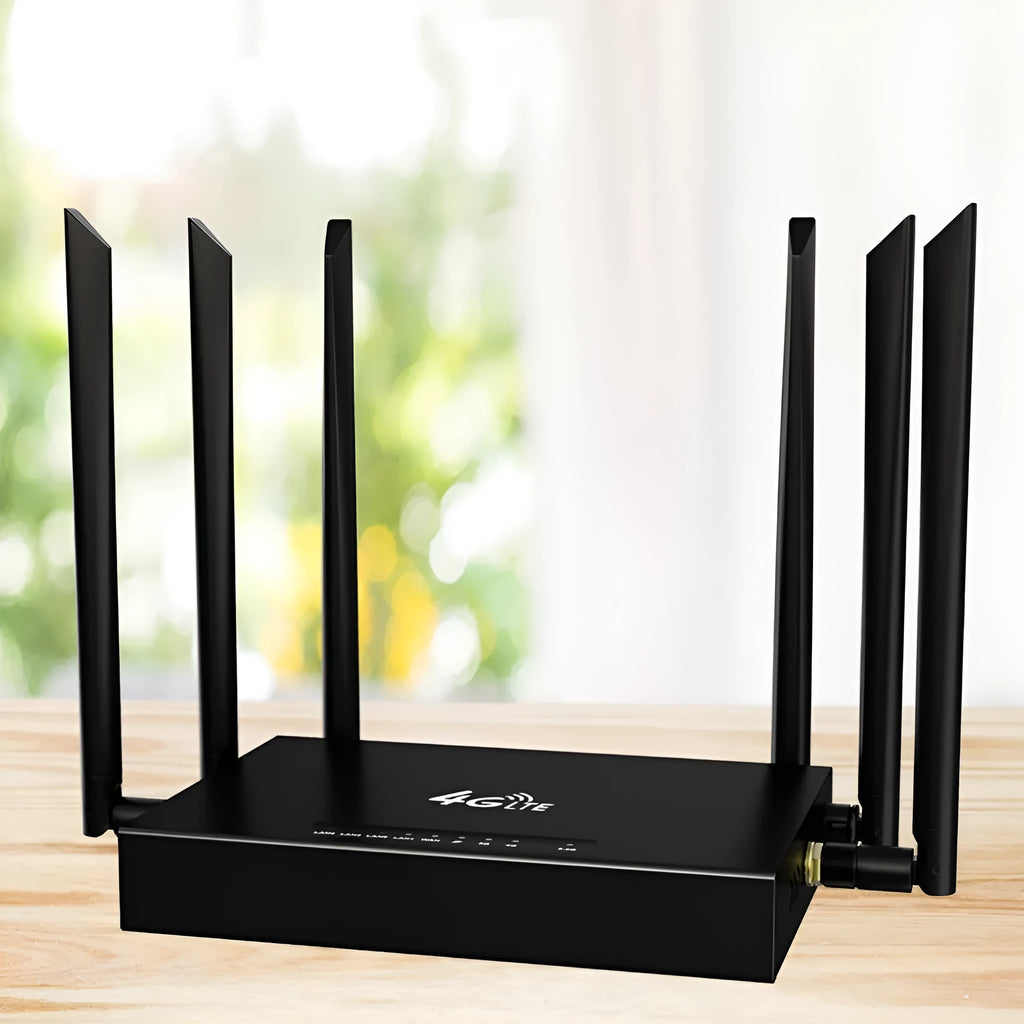 ED128 industrial iron box removable 4G/3G router with sucker antennas