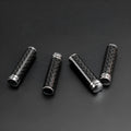 Black carbon fiber and metal universal door lift decorative cover body for car handle replacement