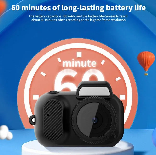 Black Y3000 HD outdoor sports camera with 0.96-inch display screen on a textured surface