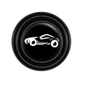 Silicone car door shock pads in 20mm size showing black and luminous design options