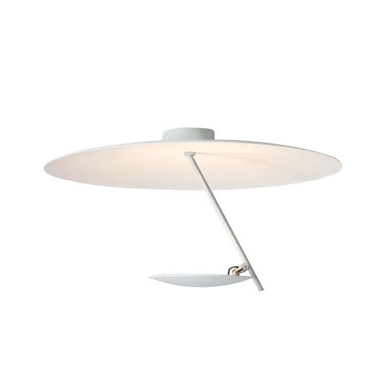 Creative iron art chandelier ceiling lamp 50cm diameter in white or white gold colour with LED warm light