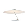 Creative iron art chandelier ceiling lamp 50cm diameter in white or white gold colour with LED warm light