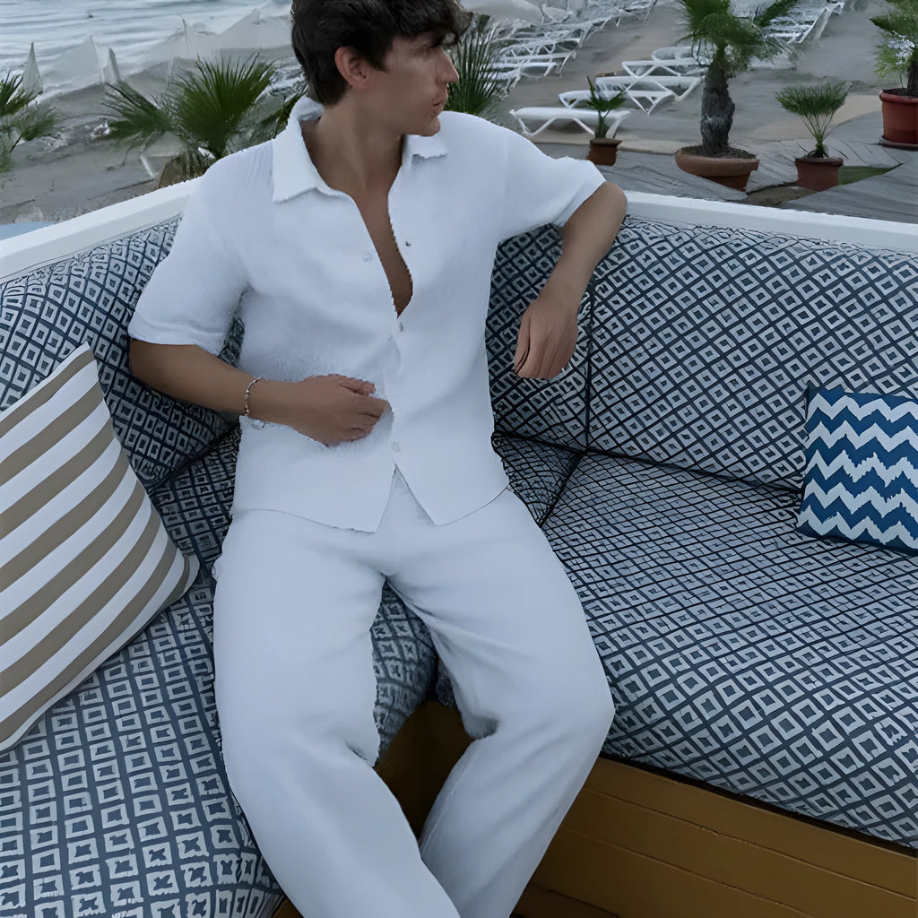 Street style polyester zipper sweater jacket suit with 3D printed pattern and matching pants
