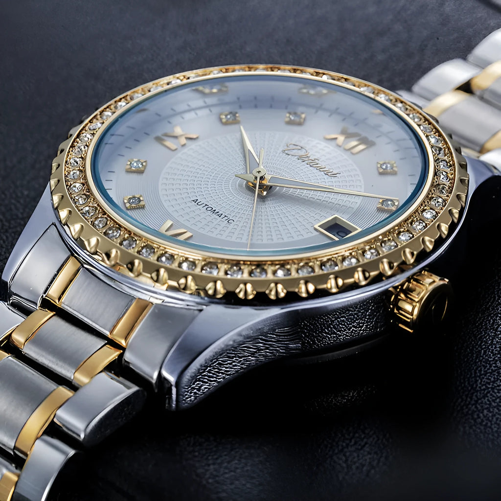 Fashionmonger waterproof luminous automatic mechanical watch for men with business style design