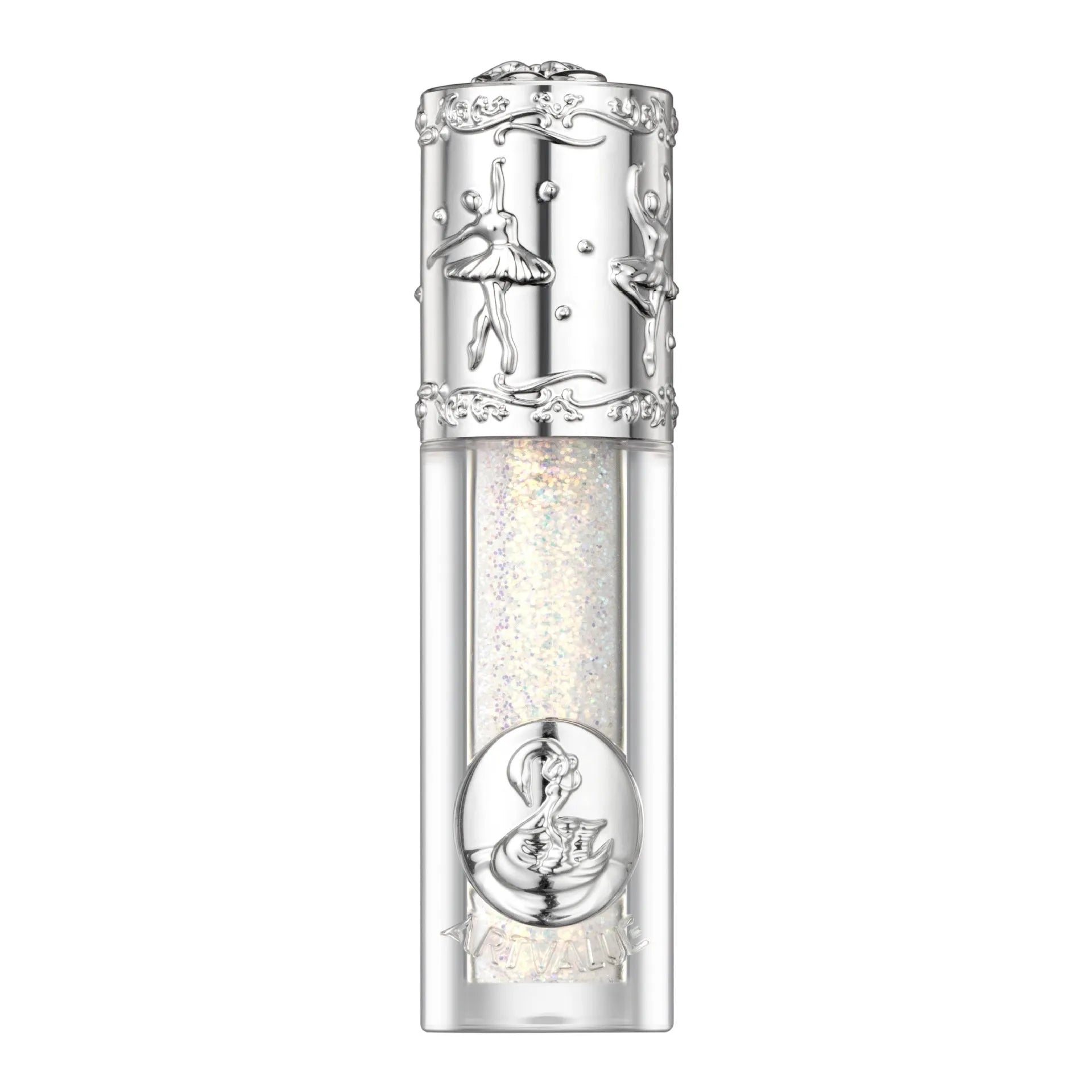 Ballet liquid eye shadow product showing five colour options including Xingman Sakura Field and Pillow Fairy Tale