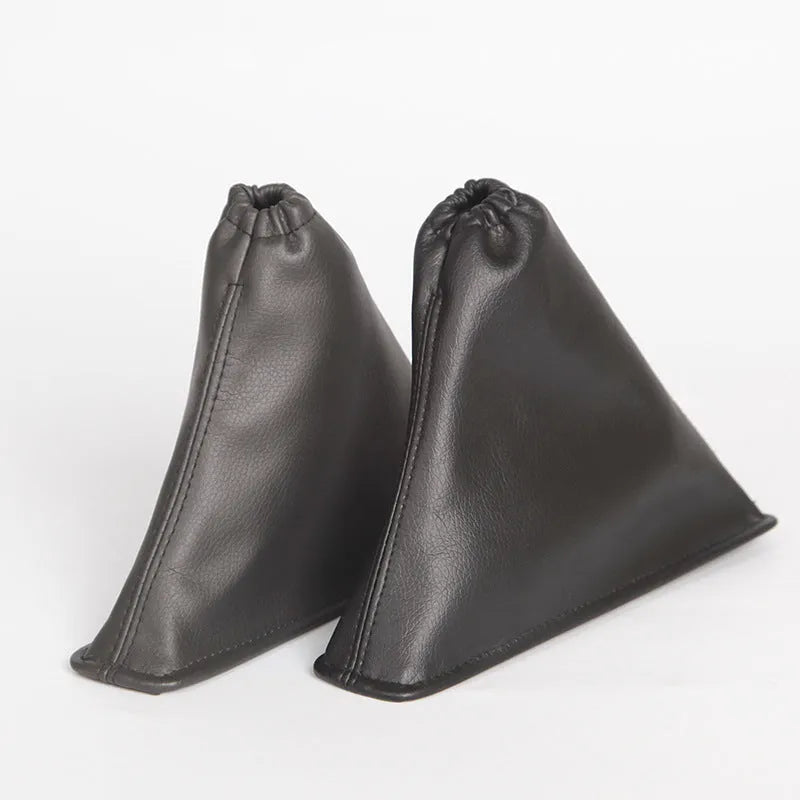 Black synthetic leather car shift lever dirt-proof cover for Toyota Corolla gear protection