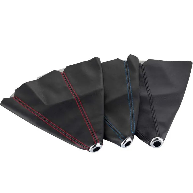 PU leather gear lever dust cover for General Motors vehicles in multiple colour options.