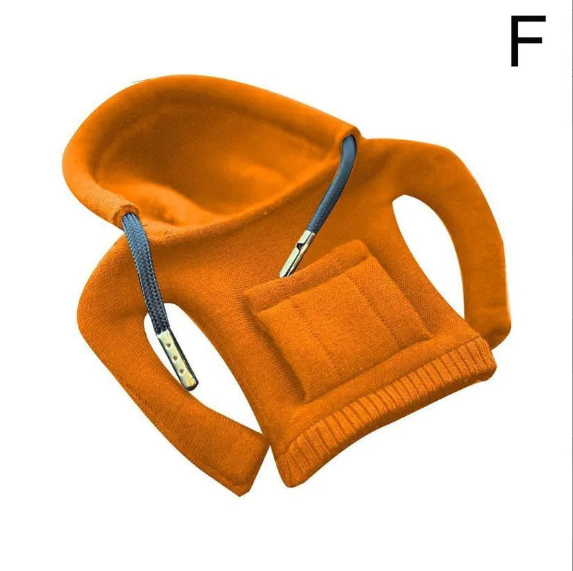 Cloth car gear shift knob hoodie cover in multiple colours for manual and automatic vehicles