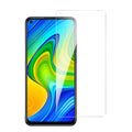 Xiaomi mobile phone tempered glass screen protector showing edge-to-edge coverage on phone display
