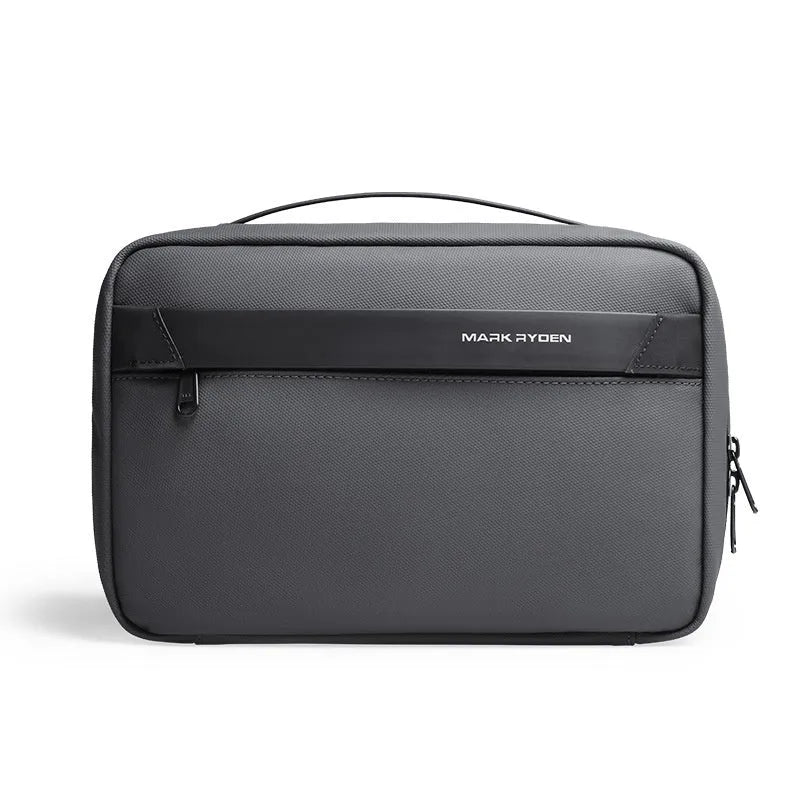 Multi functional Oxford cloth wet dry separation storage bag in solid colour for business travel toiletries