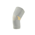 Polyester fiber sports kneecaps in black and gray color for basketball and aerobics protection